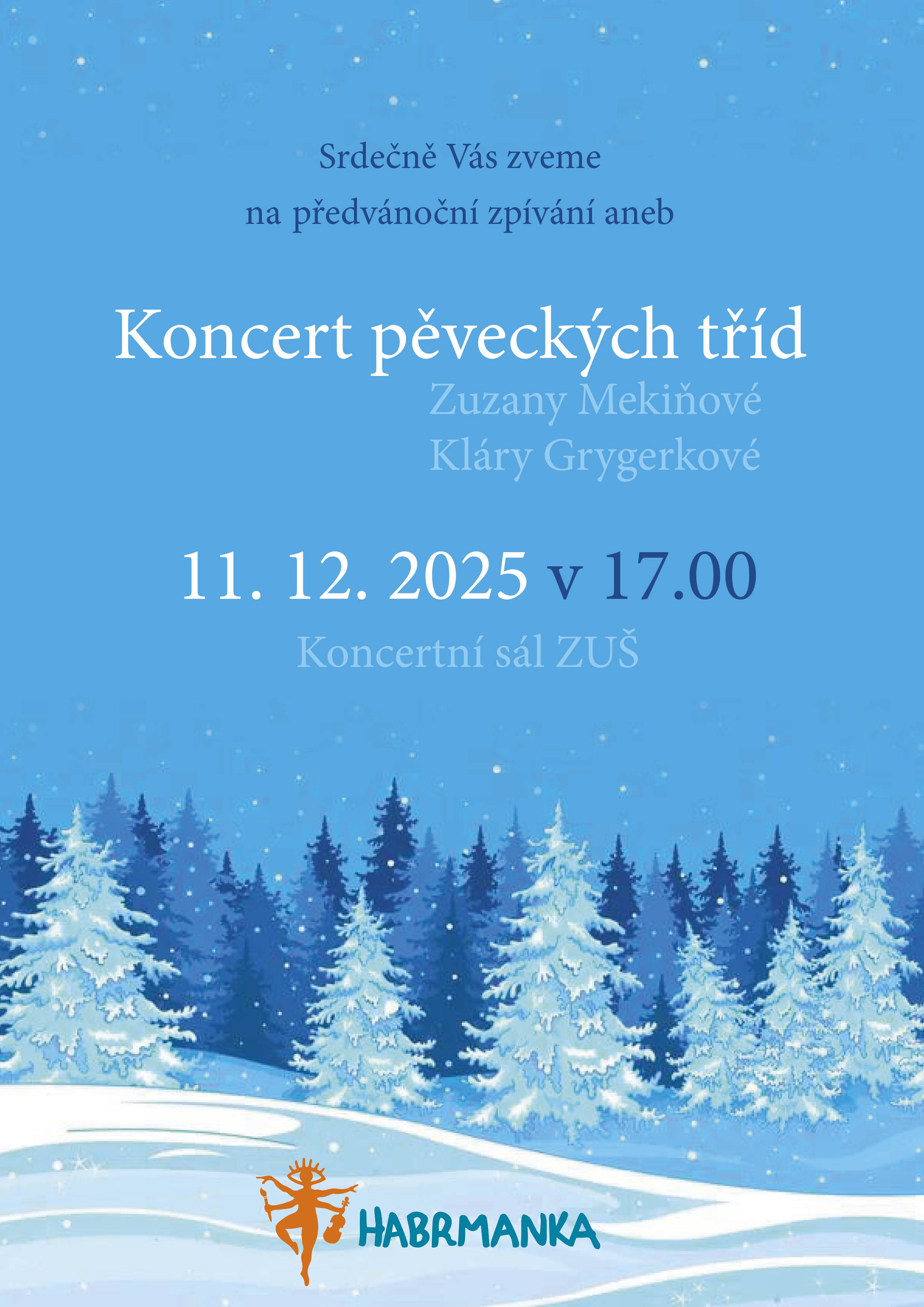 Předvánoční zpívání aneb Koncert pěveckých tříd