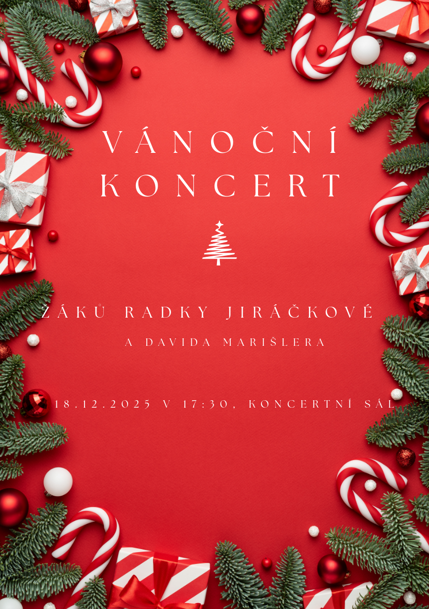 Vánoční koncert žáků Radky Jiráčkové a Davida Marišlera